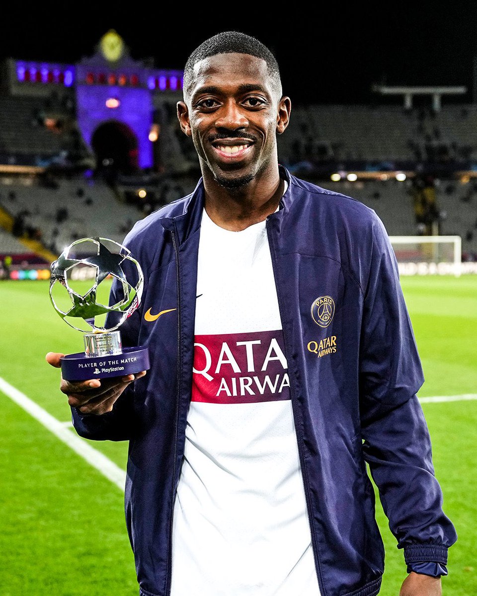 The silence you’re witnessing on all social media platforms was proudly sponsored by Dembele and PSG.

Thank you for humbling Barcelona❤️