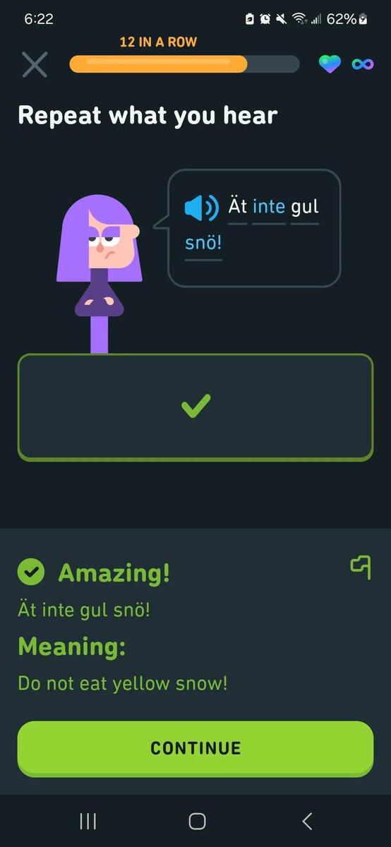 Strange Duolingo Sentences (@DuolingoStrange) on Twitter photo 2024-04-21 17:34:00