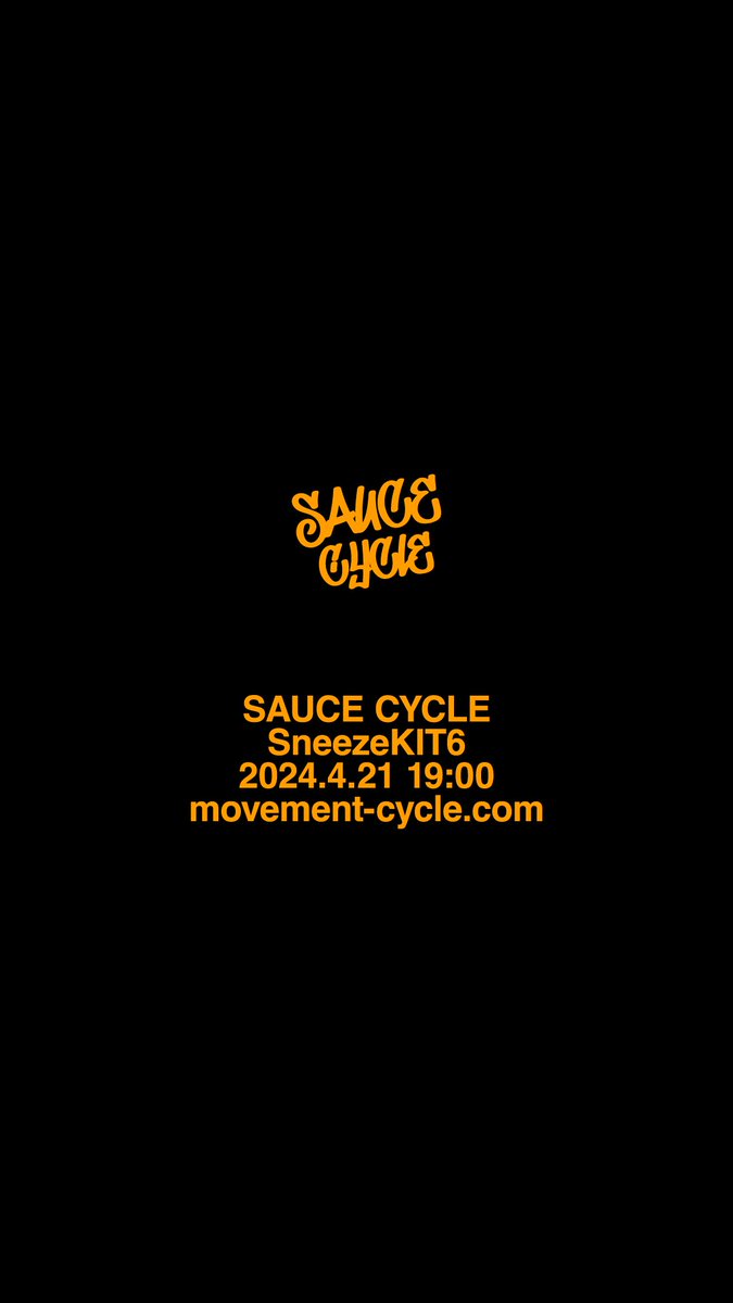 SAUCE CYCLE tweet media