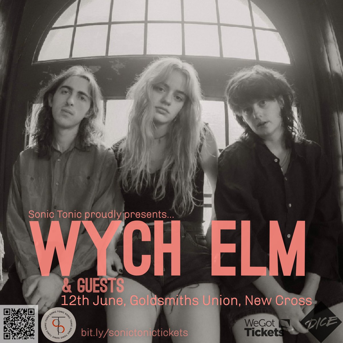 💥 Pleased to announce Wych Elm at Goldsmiths, 12th June! Tickets on sale now on Dice & WeGotTickets
