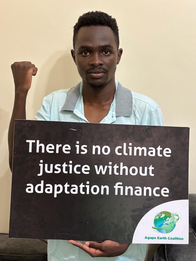 #Climatejustice isn't just a dream, it's a funding priority! We cannot have #climatejustice without #adaptation #finance 🌟💰 #ClimateJusticeNow #AdaptationInFocus @agape_earth