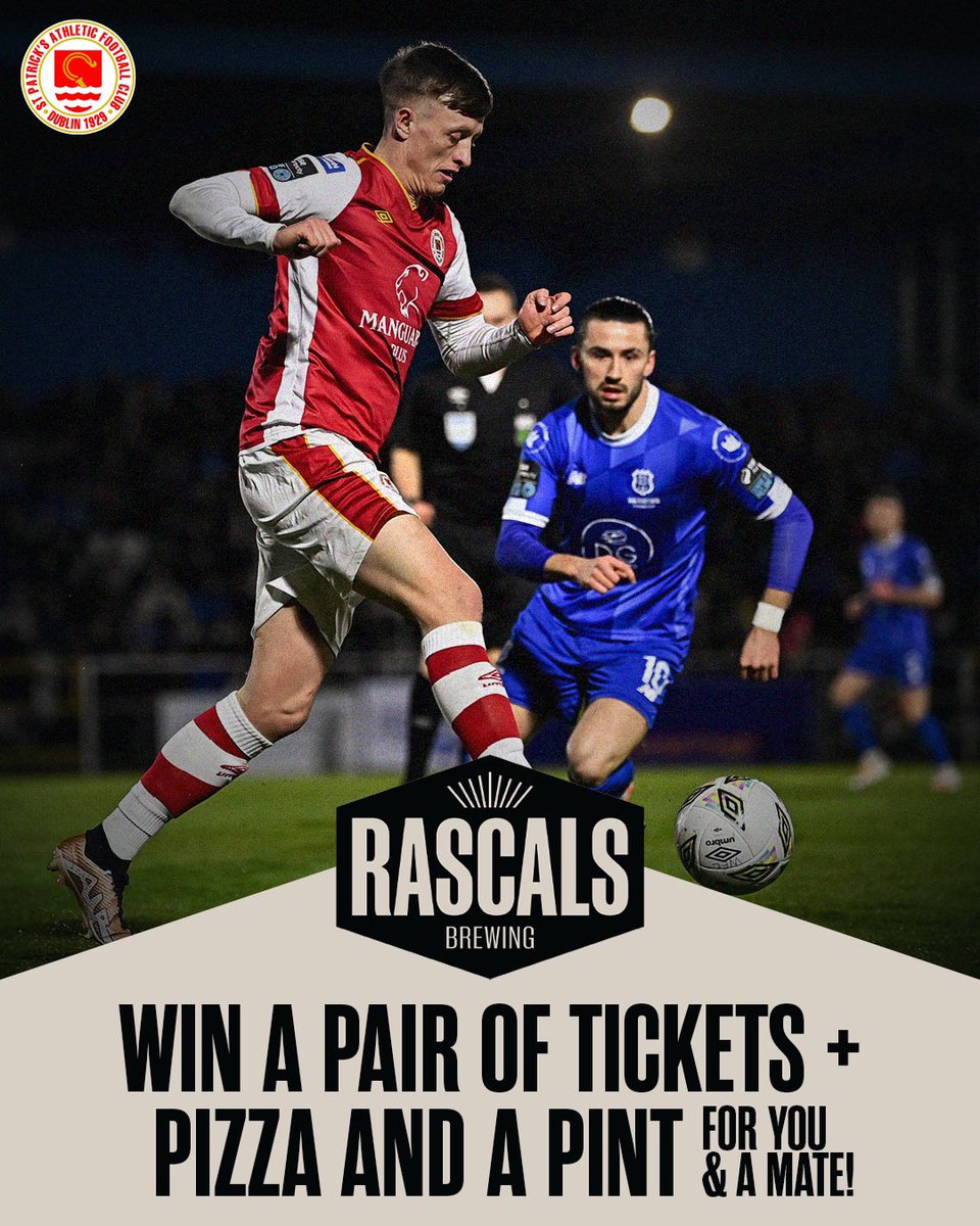 We’ve got another great giveaway thanks to our friends <a href="/RascalsBrewing/">Rascals Brewing Company</a> 

Retweet &amp; tag a pal in the replies to enter &amp; we’ll be in touch with the lucky winner tomorrow 

*over 18s only 

rascalsbrewing.com/menus/

#StPatsFC #Saints2024 🔴⚪️