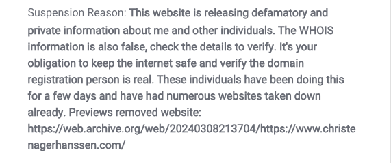 startupdefence's tweet photo. It's funny seeing @agerhanssen RTing posts condemning silencing critics who report on misdeeds when he's out there doing exactly the same to our little website... https://t.co/HZ6KboDCVJ