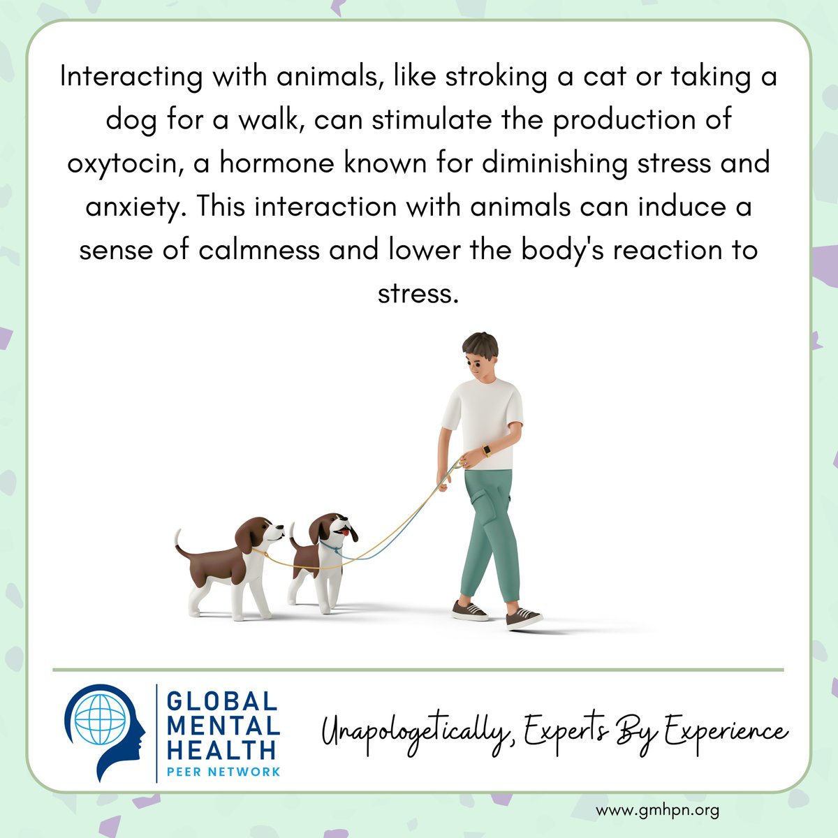 Animals & Mental Health: Support our work by making a donation via givengain.com/donate/cc/2249… #livedexperience #gmhpn_speakout #mentalhealth