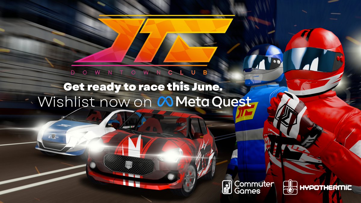 It's almost time to get behind the wheel, Downtown Club is launching this June in Early Access! 🏁
Wishlist now on Meta Quest: vr.meta.me/s/1Q2lCmpe8QP5…
#vr #VirtualReality #MetaQuest3