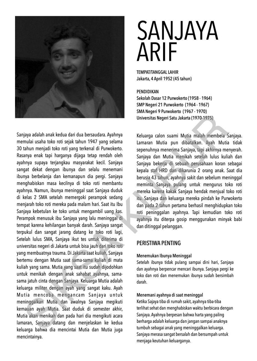 jokoanwar's tweet photo. Mau liat character sheet Siksa Kubur siapa lagi, teman-teman? 

Ini yang sementara udah saya rilis, yah. 

(Konteks: tiap bikin film saya selalu membuat background character untuk tiap pemain, yang saya jadikan dasar untuk mengembangkan karakter bersama aktor sebelum suting dimulai).