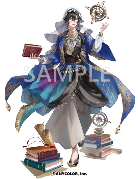にじさんじ#VOLTACTIONアラビアンスタイル グッズ【風楽奏斗さま、渡会雲雀さま、四季凪アキラさま、セラフ・ダズルガーデンさま】のこちらのビジュアル制作を担当させて頂きました!光栄です!(衣装原案有)何とぞよろしくお願いいたします! 