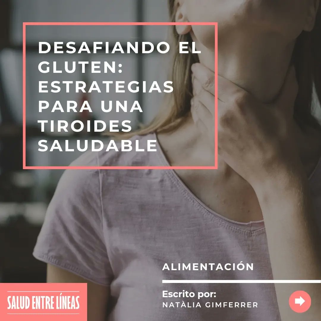 saludentrelines's tweet photo. Desafiando el gluten: Estrategias para una tiroides
https://t.co/Vvo3YirTFy #glutenfree #Salud #alimentación #tiroides https://t.co/N478fgJoJ1