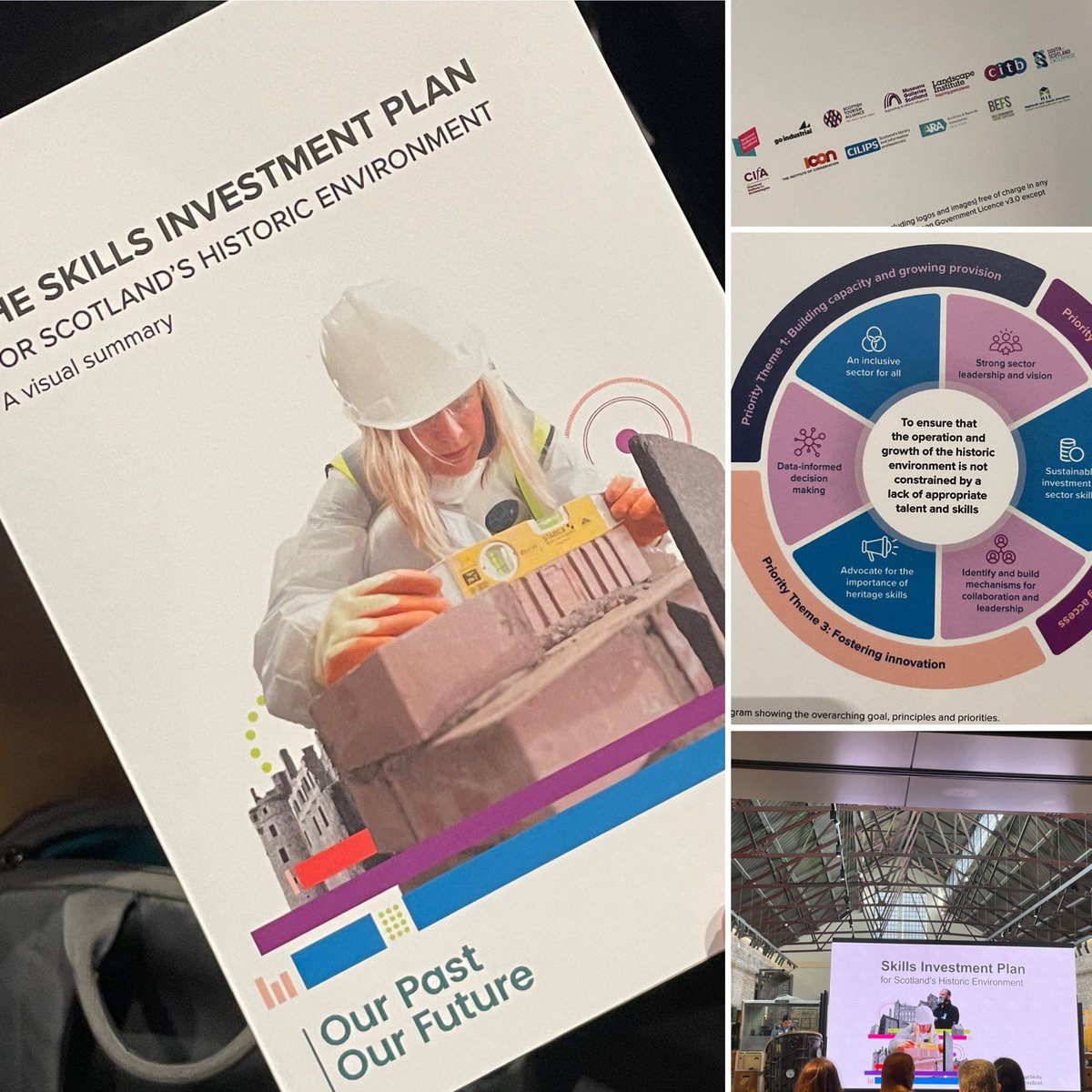 Brilliant to see so many partners @HESEngineShed to launch the newly refreshed Skills Investment Plan for the historic environment. We were pleased to lead the roundtable engagement for Architecture, Surveying, Engineering and Planning; thanks to all participants. #HeritageSkills