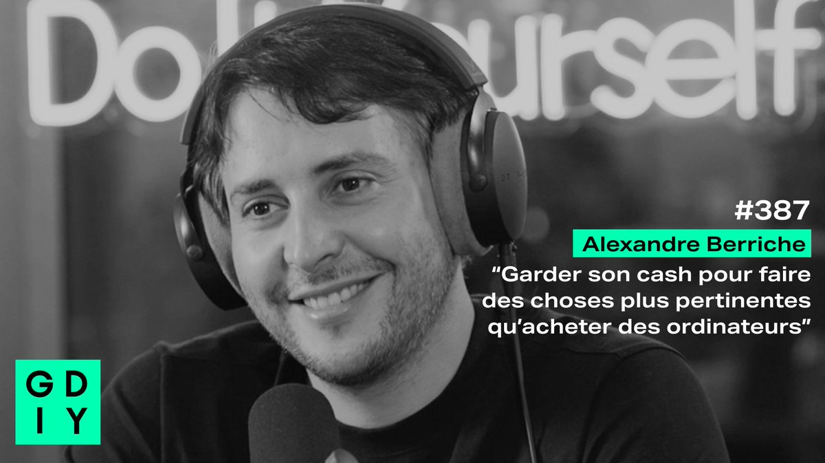 🎙️ Notre CEO, Alexandre Berriche, est en vedette sur le podcast GDIY de <a href="/MatthieuStefani/">matthieu stefani</a> !

Écoutez son interview dans laquelle il revient sur le lancement de Fleet et sur son développement bootstrap et à l’international !

Lien vers le podcast : gdiy.fr/business/alexa…
