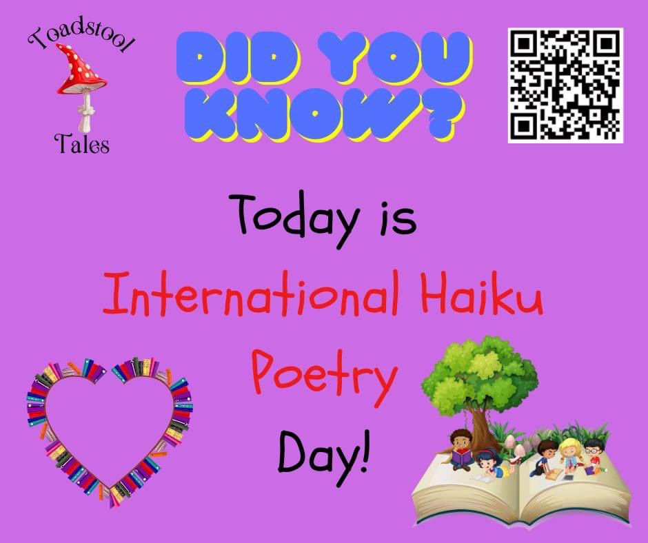 BrokenTwigs2020's tweet photo. One of our school workshops teaches children in Year 4 how to write haikus! We do love a good one! ๐โ๏ธ๐๐
#schools #haiku #kidlit #writingistherapy #writingisfun #poetrylovers #poemsociety #childrenspoems #ToadstoolTales https://t.co/zGwU4ujRYL