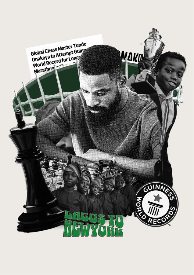 Today is for the chess king @Tunde_OD. We are rooting for you. Like and repost to support him. @GWR