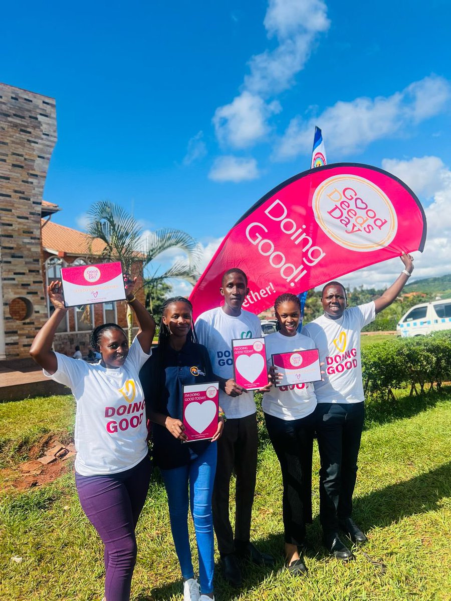 Today we are at the national good deeds day.  Join us in spreading positivity to the young people and encourage them to do good and be kind always.
Together for a lasting difference.
#GoodDeedsDay 
#WeRiseByLiftingOthers