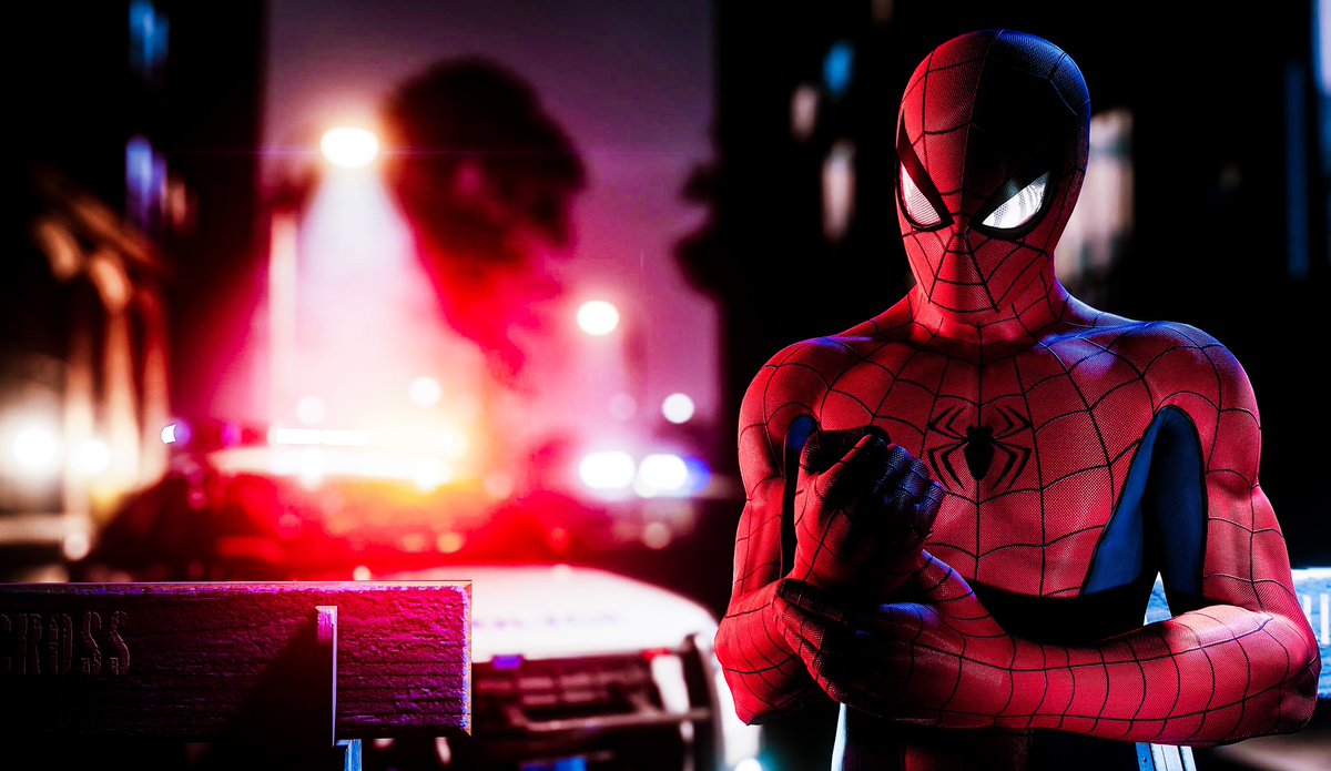 I’ll let the officers take it from here 🚓 #SpiderMan2PS5 #SpiderMan #InsomGamesSpotlight #InsomGamesCommunity