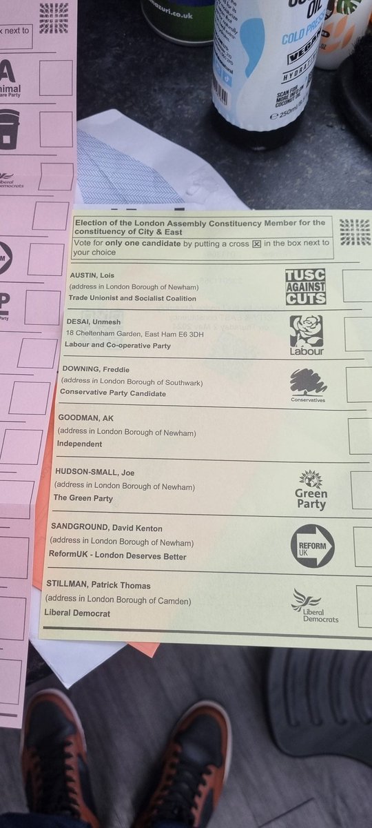 Sorry #Labour Party, my votes are going to The #Conservatives this time. 

Sorry 
Sodiq Khan does not deserve my vote.