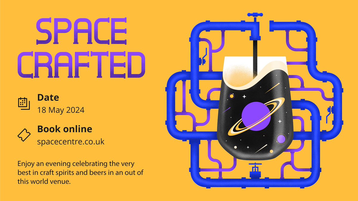 Use code DOCK10 before Sunday 21st April to get 10% off any tickets for the event!🚀🍻

🎟️spacecentre.co.uk/whats-on/space…