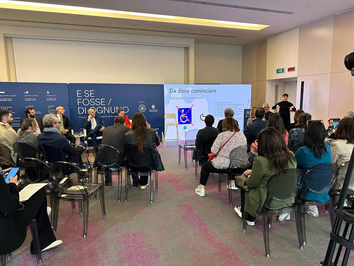 Oggi alla conferenza stampa “DI OGNUNO” al #FuoriSalone #MilanDesignWeek al <a href="/nhowmilan/">NHow Milan</a> 
3 percorsi esperienziali per progettare l’accoglienza con lo #UniversalDesign
Partner di questo progetto con #HospitalityRiva #RivaDelGarda #VillageForAll <a href="/lombardini22/">@Lombardini22</a> <a href="/WMFWeMakeFuture/">WMF - We Make Future</a>