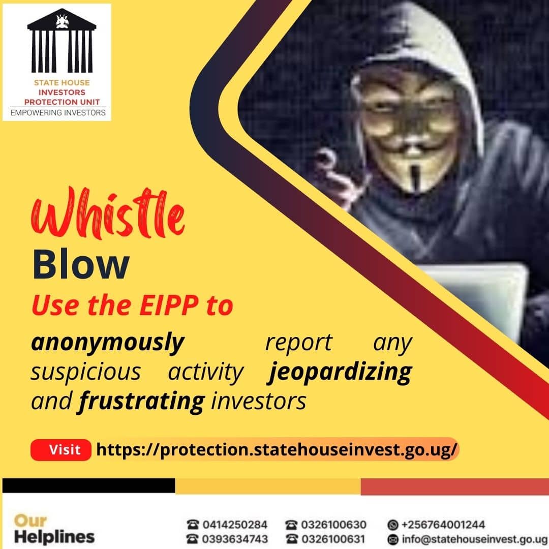 All investors can use the Electronic Investor Protection Portal( EIPP ) to anonymously report any suspicious activities that are frustrating their investments. #EmpoweringInvestors