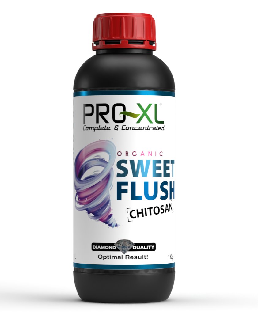 🌺 Organic Sweet Flush 🌺
Purifica la planta y la flor. 
Elimina los residuos acumulados en el sustrato. Mejora los aromas y los sabores. Aumenta la resistencia bacteriana y a enfermedades. Final de floración. N.P.K. 2-0-2
#HorticulturaProfesional #ProXL