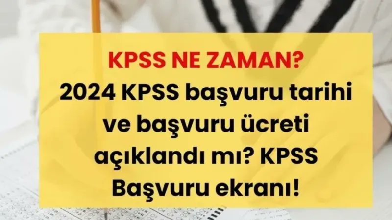 2024 KPSS ne zaman? KPSS başvuru tarihi ve başvuru ücreti açıklandı mı? gaziantepolusum.com/haber/19900202… #Haber #Gündem #SonDakika #Türkiye #Eğitim #KPSS #Sınav #Giriş #Başvuru