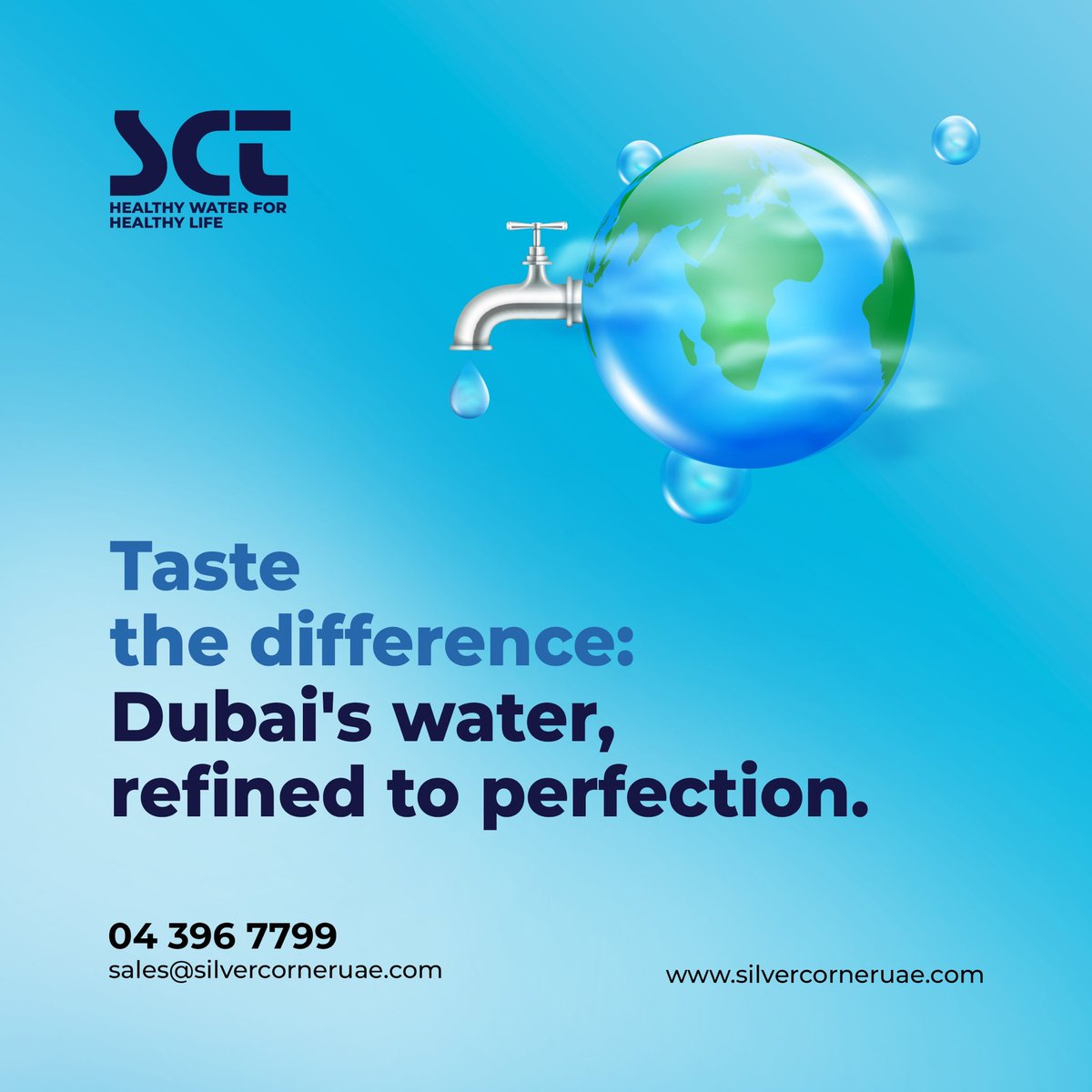 Quench your thirst with the pure taste of Dubai's finest water! 💧 Dive into refreshment like never before with SCT. 

#PureDubai #SCT #dubaiwater #dubaifilter #watertreatment #waterfilter #rain #rainstorm #rainwater #watertreatment