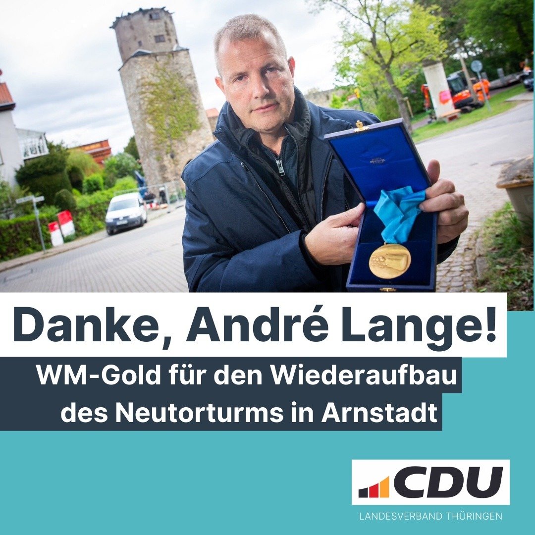 🫶 Was für eine tolle Geste! Nach dem verheerenden Brand des mittelalterlichen Neutorturms in Arnstadt hat sich André Lange dazu entschieden, sein erstes Olympiagold zu versteigern und den Erlös für den Wiederaufbau zu spenden. Wir sagen Danke! 👇 bild.de/regional/thuer…