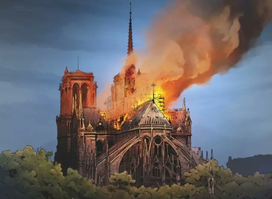Just to remind you that we still don't have a credible explanation for the Notre-Dame fire (a 'cigarette' - lol) and nobody seems to want to know what really happened, especially the government. A jewel of world architecture dating back to the Middle Ages has gone up in flames