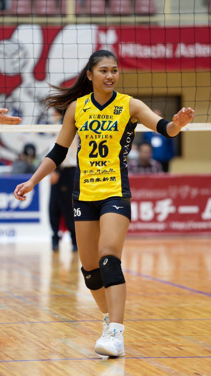 1日1ビムさん(64日目)
#Vリーグ   
#KUROBEアクアフェアリーズ
#コクラムピンピチャヤ 選手
#PimpichayaKokram
#พิมพิชยาก๊กรัมย์ 
2024年3月23日ひたちなか大会