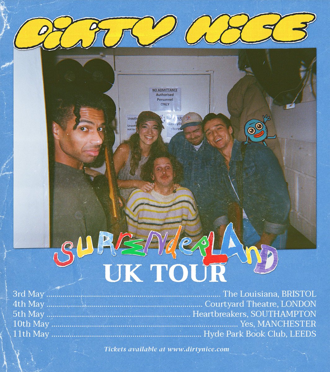 Super Cat PR (@supercatpr) on Twitter photo Ahead of their first ever headline tour Dirty Nice (<a href="/dirtynice_exe/">Dirty Nice</a>) release sparky new single 'Like Best Friends' with the video below:
youtube.com/watch?v=GSyc8V…
It also comes with a B-side in - 'Fine For Now'
🎧ingrv.es/like-best-frie…
🎟️dirtynice.com/pages/tour Ahead of their first ever headline tour Dirty Nice (<a href="/dirtynice_exe/">Dirty Nice</a>) release sparky new single 'Like Best Friends' with the video below:
youtube.com/watch?v=GSyc8V…
It also comes with a B-side in - 'Fine For Now'
🎧ingrv.es/like-best-frie…
🎟️dirtynice.com/pages/tour