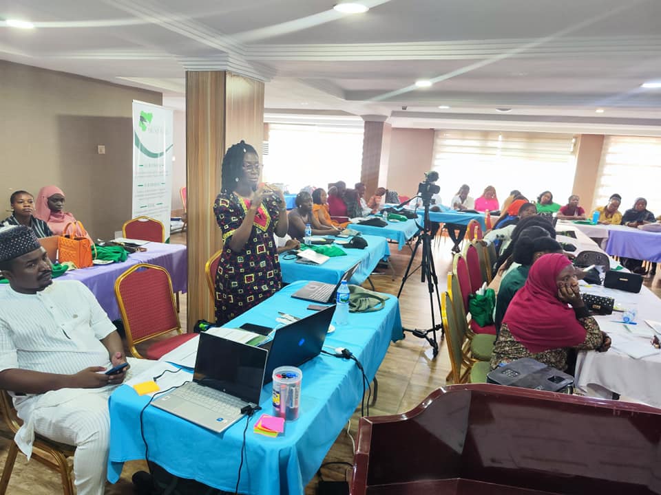 Happening Now! Bar. Aisha Tijani enlightening participants of the Legal & Institutional Frameworks on Ending Violence Against Women & Girls - Capacity Building & mentorship training Day two of the 3-Day National Institute for Leadership & Ending Violence Against Women & Girls