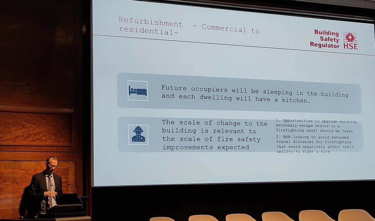 Andrew Moore  Buildings Safety Regulator @H_S_E indicated adding additional stories raises significant concerns for them over residential buildings that may already face #Fire safety risks @luhc via @RIBAJ #PermittedDevelopment #housing #safety #health