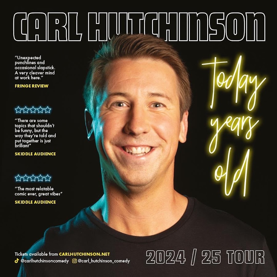𝐓𝐡𝐢𝐬 𝐒𝐚𝐭𝐮𝐫𝐝𝐚𝐲 𝐍𝐢𝐠𝐡𝐭! Carl Hutchinson returns to the Pavilion Arts Centre for a guaranteed night of belly laughs from start to finish. 📅 Sat 20 Apr, 7.30pm 🎟 bit.ly/PAC_carl-hutch… @CPHutchinson