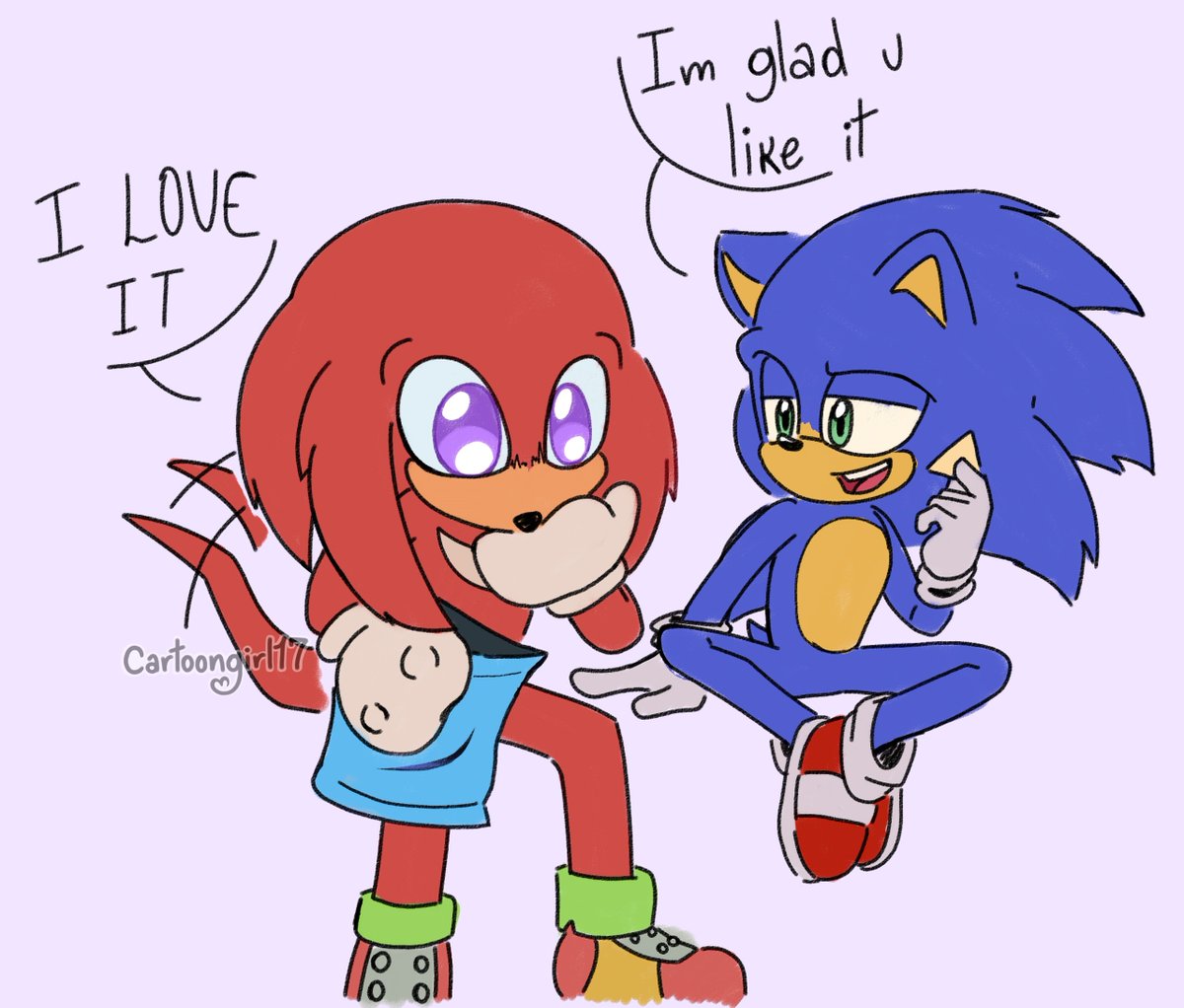 Bonus💜 #knucklestheechidna #SonicTheHedgehog #sonknux