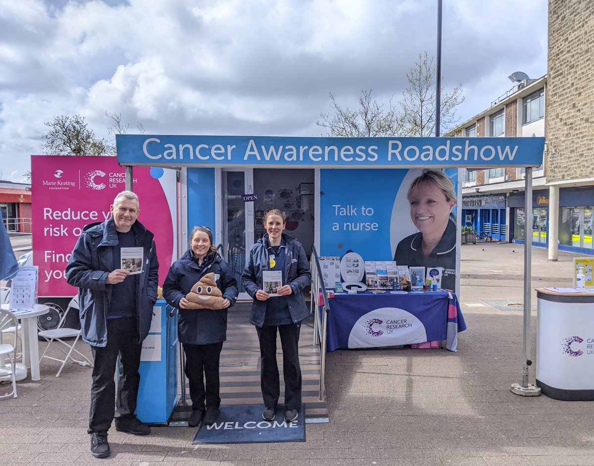 Good morning Kirkby!! We are in the town centre again today! Find out about the cancer screening programmes available in the UK! ❤️ Depending on your age and sex, you could be entitled to breast, bowel or cervical screening! @healthyknowsley @CMCaAlliance @KnowsleyCouncil
