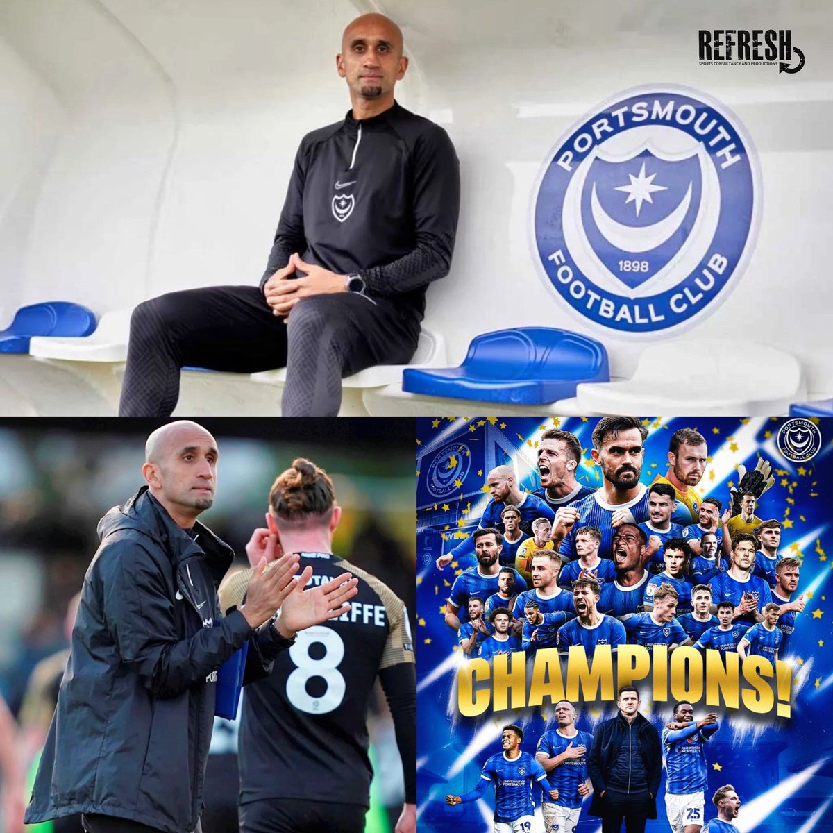 🤩 Congratulations @Zesh_Rehman for securing promotion with @Pompey to the Championship as League One Champions! 🏆