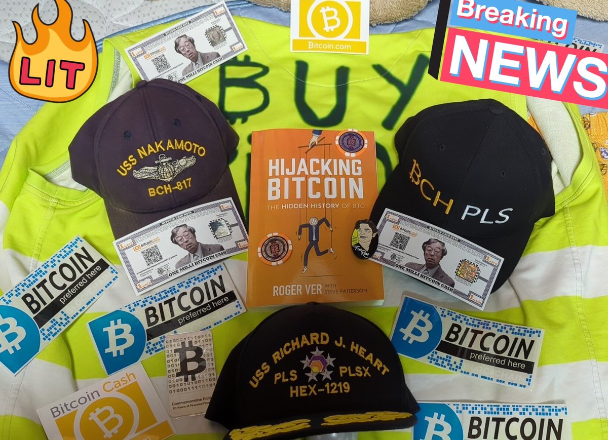 The eagle has landed in Japan. Got my copy of #HijackingBitcoin by @rogerkver Got some OG items in pic that Roger definitely knows about #BCHPLS #Hexicans #Hex #FreeRoss #Pulsechain #Crypto #Freedom
Order today HijackingBitcoin.com
💥 👑💪💥👑🫡✊💥🙏🫡💥
 #BCH > #btc