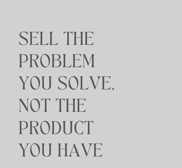 As a businessman, I've learned selling the problem you solve is crucial for success. A customer-centric approach, delivering real value with every product, is key. Let's keep addressing our customers' pain points. 
#QatkenGroup #CustomerCentric #SolutionsProvider #Equity