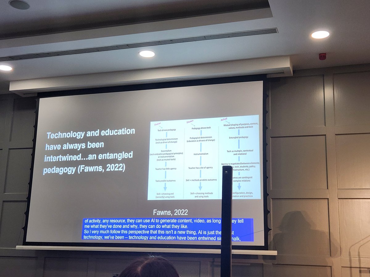 @orna_farrell @margaret_bea Also suggests that at university we should be looking at assessing the higher order aspects (as per Bloom's taxonomy) rather than the remember and understand levels. And, cites @timbocop on tech & ed.