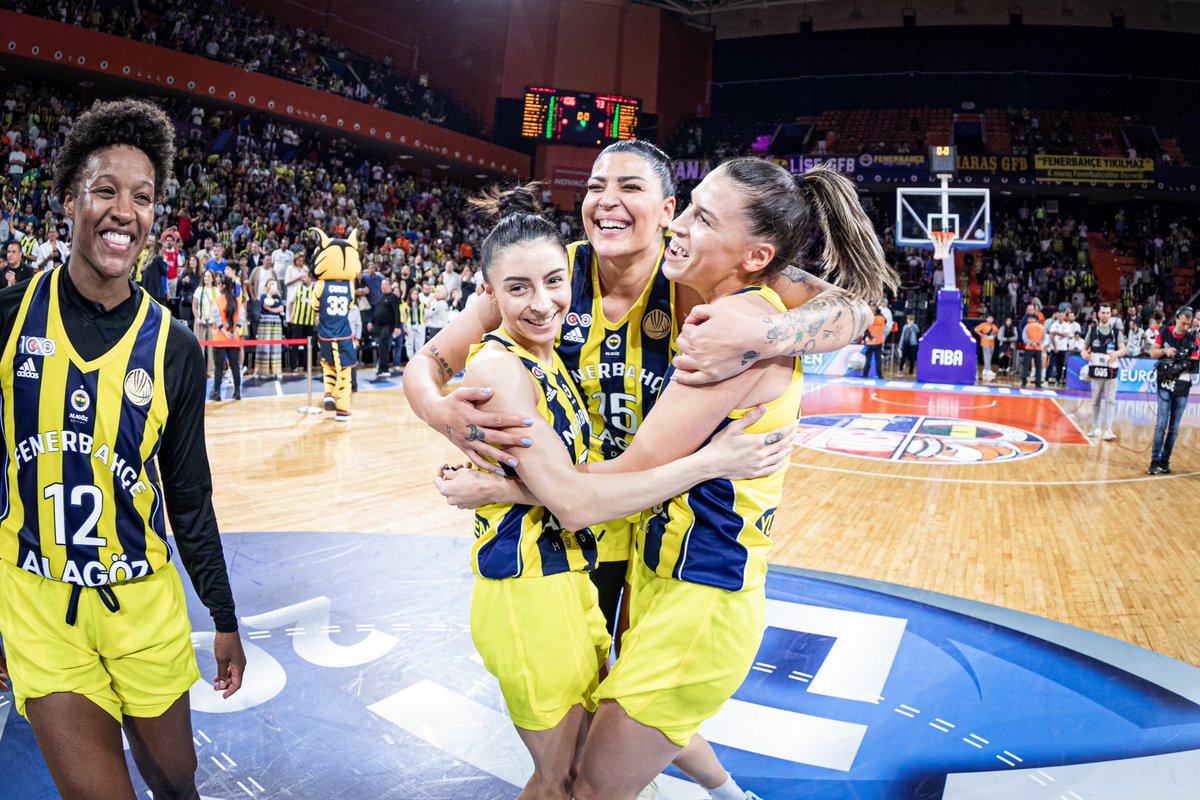 Can you still feel it? 🏆🌪 #EuroLeagueWomen x @fbkadinbasket