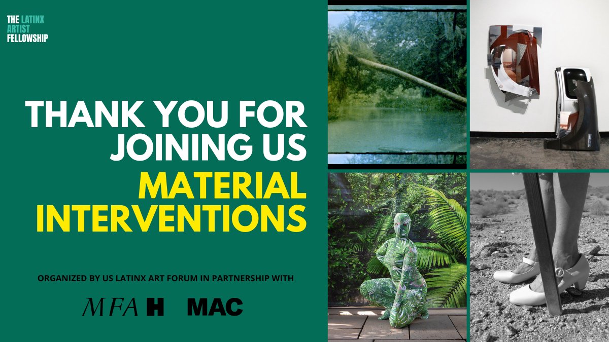 Thank you for being our guest to X as Intersection: Material Interventions.

In case you missed it (or want to re-watch) our playback is now available!  youtube.com/watch?v=U69VQj…
