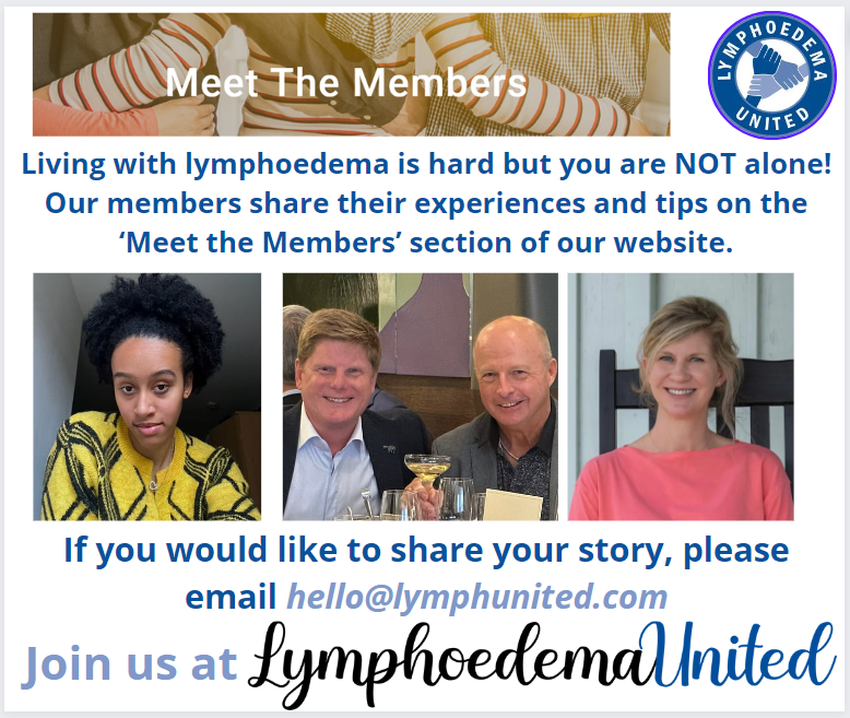 I’ve spoken with many people who have kept their #lymphoedema hidden for years and not opened up to others. I could hear their relief when we swapped stories. Help me to unite our community & share your story. lymphoedemaunited.com #lymphedema #lymph #lymphie