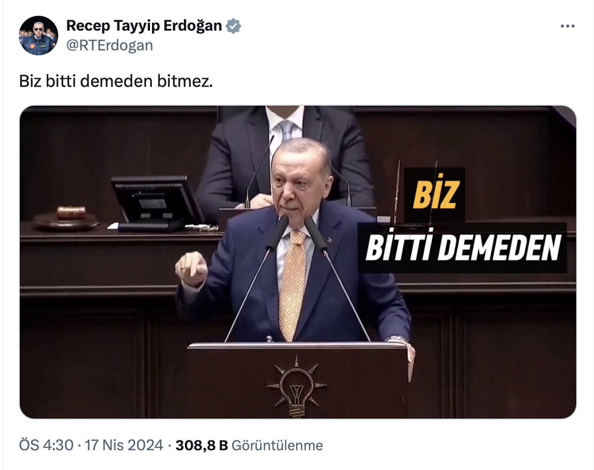 Başka bir plan var mı bilinmez ama normal bir ülkede bitip bitmediğine millet karar verir...