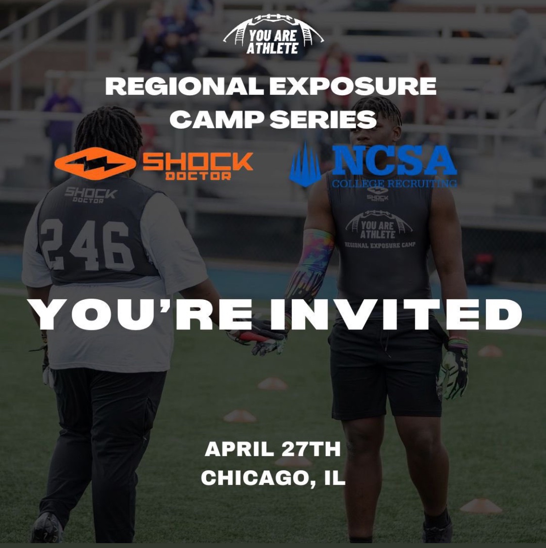 Blessed for the invite ‼️@youareathlete @FCProspects_ @mbates_7 @EDGYTIM @Channel1450com @coach_andrews07 @CoachFreitag @CoachTS11