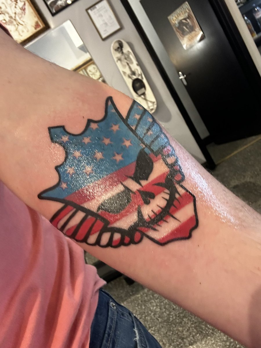 I’ve been struggling with some personal issues for a while. 

After seeing <a href="/CodyRhodes/">Cody Rhodes</a> finish the story at #WrestlemaniaXL I decided to get my 1st tattoo. 

Cody winning the title was the 1st time I’d smiled properly in a long time.

If you see it Cody, I hope you like it