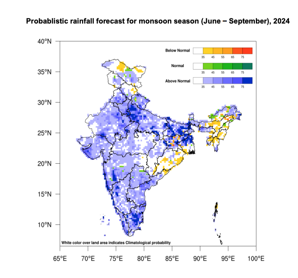 The IMD has released their SW monsoon outlook. They have an all #India rainfall of 106% of normal (+/1 5%).