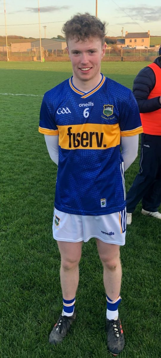 Well done to Darragh Pollard who lined out last night at centre back for the Tipperary Minor footballers! 💙💛