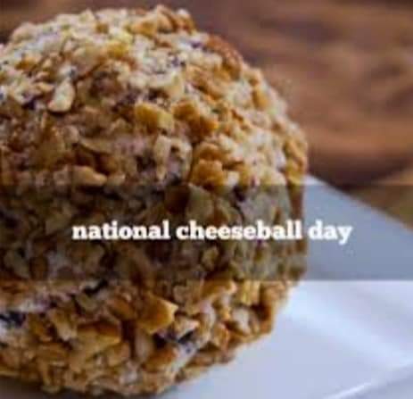 #NationalCheeseballDay