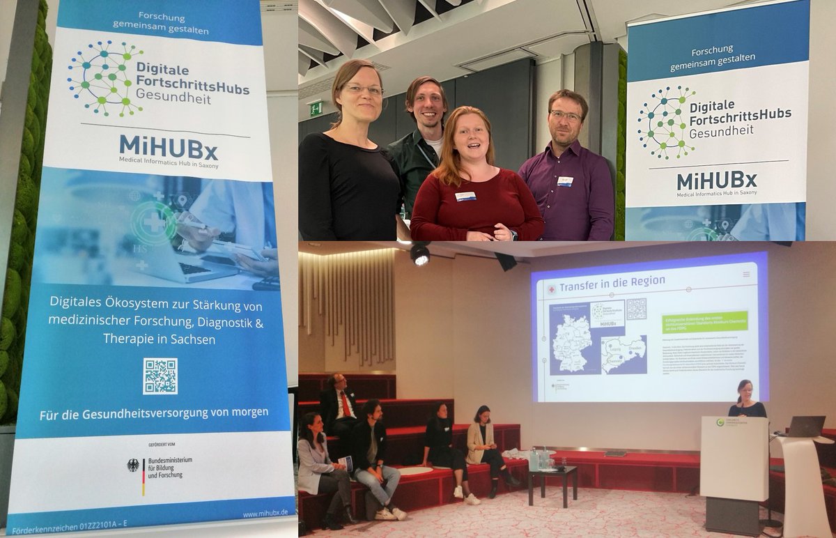 Daten=essentielle Grundlage für die Nutzung von KI in der Medizin. Technologietransfer über die Grenzen der Universitäten hinaus mit <a href="/MiHUBx/">MiHUBx - Medical Informatics Hub in Saxony</a> Tolle aktuelle Einsichten von KI in der Medizin mit dem <a href="/EKFZdigital/">Else Kröner Fresenius Center for Digital Health</a> auf dem Sächsischen KI-Kongress in Chemnitz <a href="/MII_Germany/">Medizininformatik-Initiative</a> <a href="/TUChemnitz/">TU Chemnitz</a>