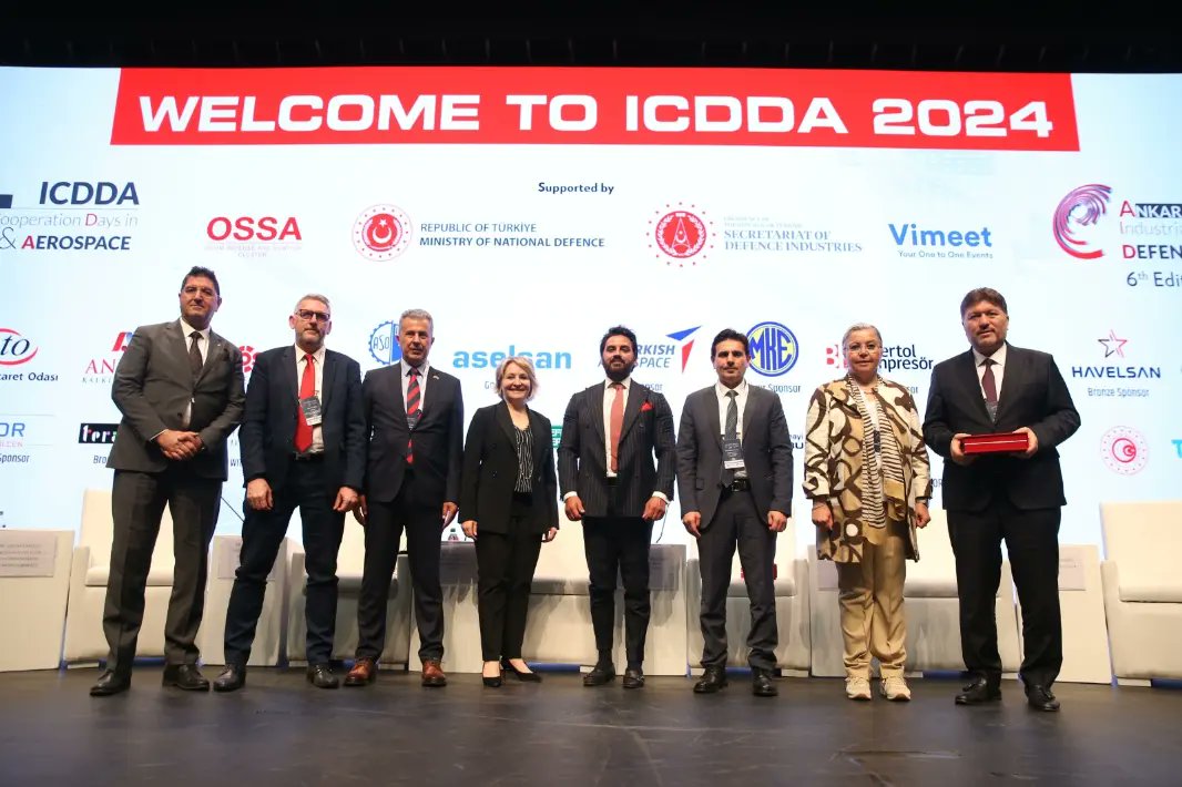 ostimosb's tweet photo. ICDDA’24 etkinliğinin ilk konferansı Uluslararası Havacılık ve Uzay Sektöründe KOBİ’lerin Yeri başlığında TUSAŞ Tedarik ve Sanayileşme Başkanı Serdar Özpolat’ın moderatörlüğünde düzenlendi. @ostimsavunma @TUSAS_TR @Airbus @BoeingAirplanes @turksat @TurkishAirlines #ostim #icdda https://t.co/X5dRuD7oLs