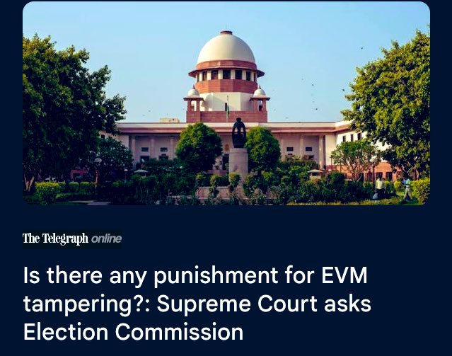 #SupremeCourtofIndia has the power but still can't take action 
Shame on u @ECISVEEP